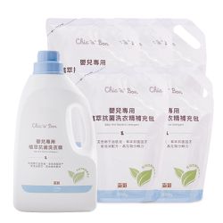 奇哥 - 嬰兒專用植萃抗菌洗衣精(瓶裝x1+補充包x5)