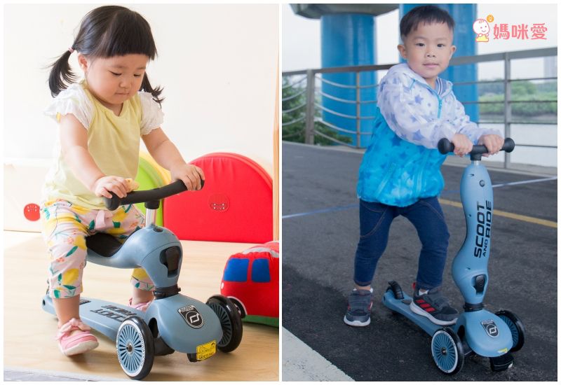 奧地利 Scoot & Ride - Kick1 Cool飛滑步車/滑板車-米色