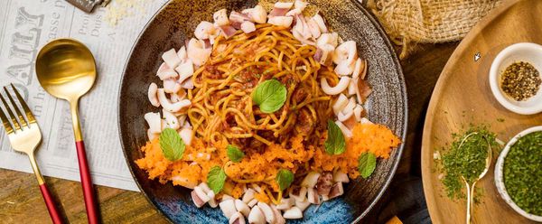 Q彈小麥麵條x獨特醬汁【佐佐義】安心義大利麵、漢堡排