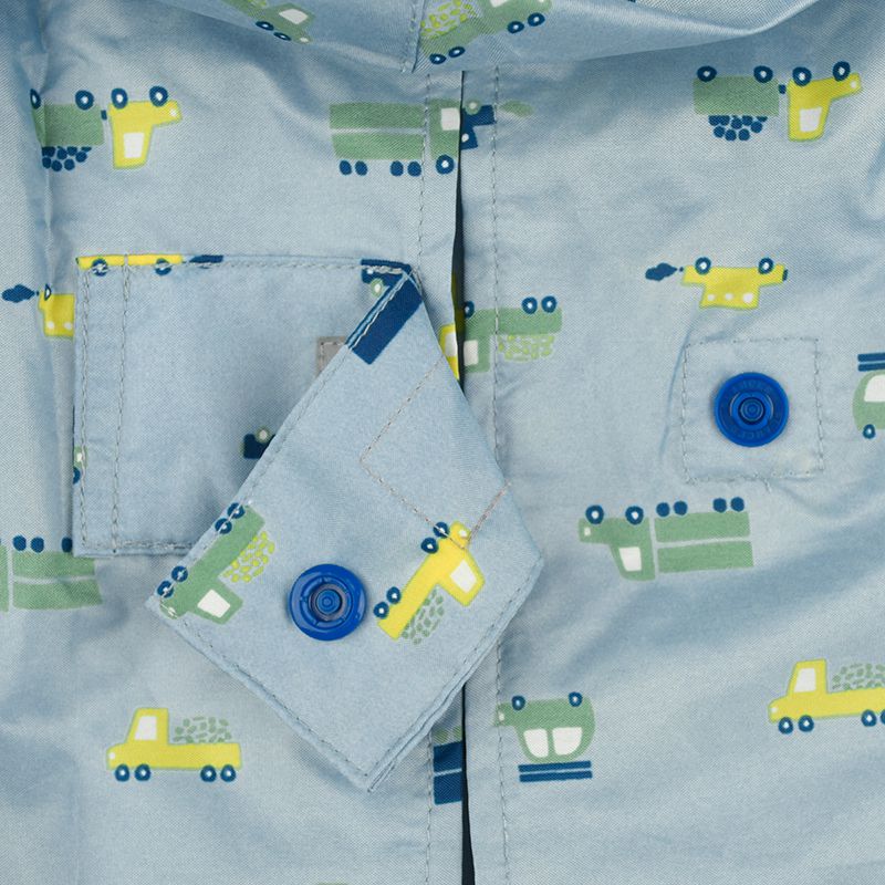 akachan honpo - 雨衣-汽車-淺藍色