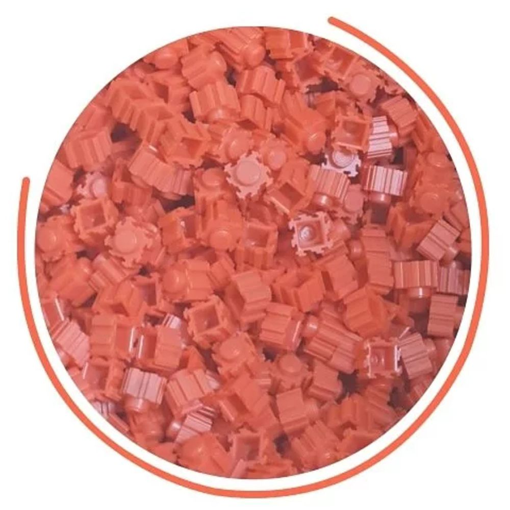 꾹꾹블럭 - 韓國咕咕拼豆補充包(400顆)-#17鮮紅