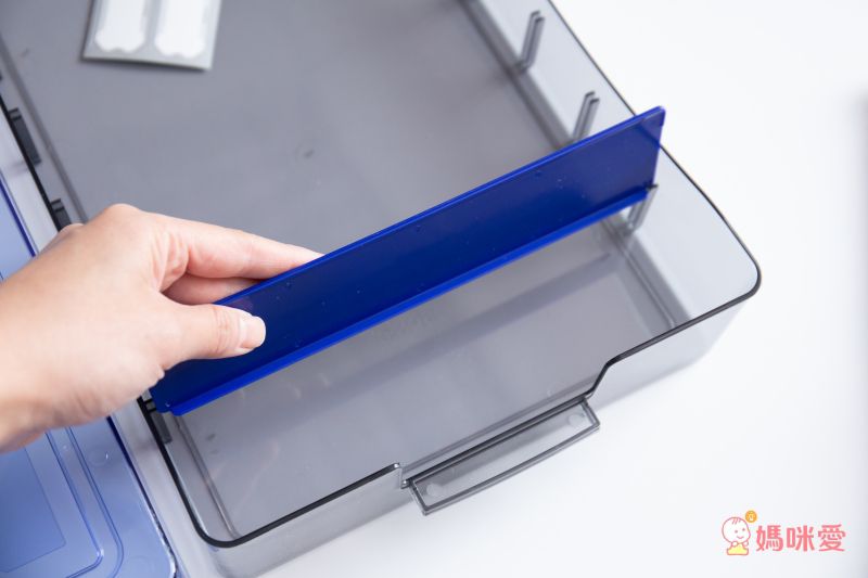 日本文具 SONIC - 雙層抽屜分隔收納盒 (藍)