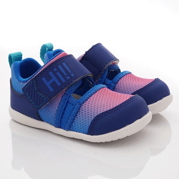 Moonstar日本月星 - 寶寶休閒機能學步鞋-MSB1335藍(寶寶段)-學步鞋-藍