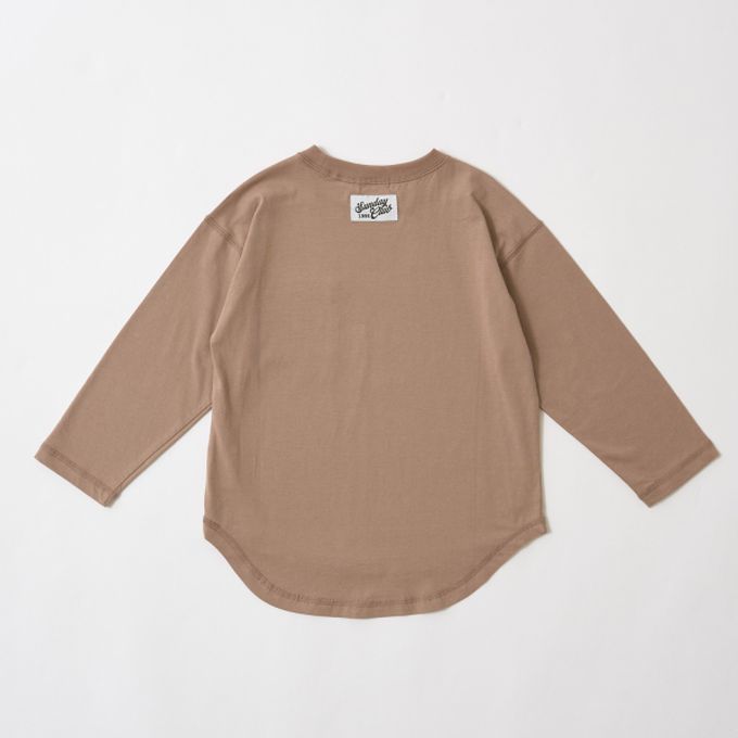 日本 b-ROOM - 100%棉 純色口袋薄長袖上衣-象牙白