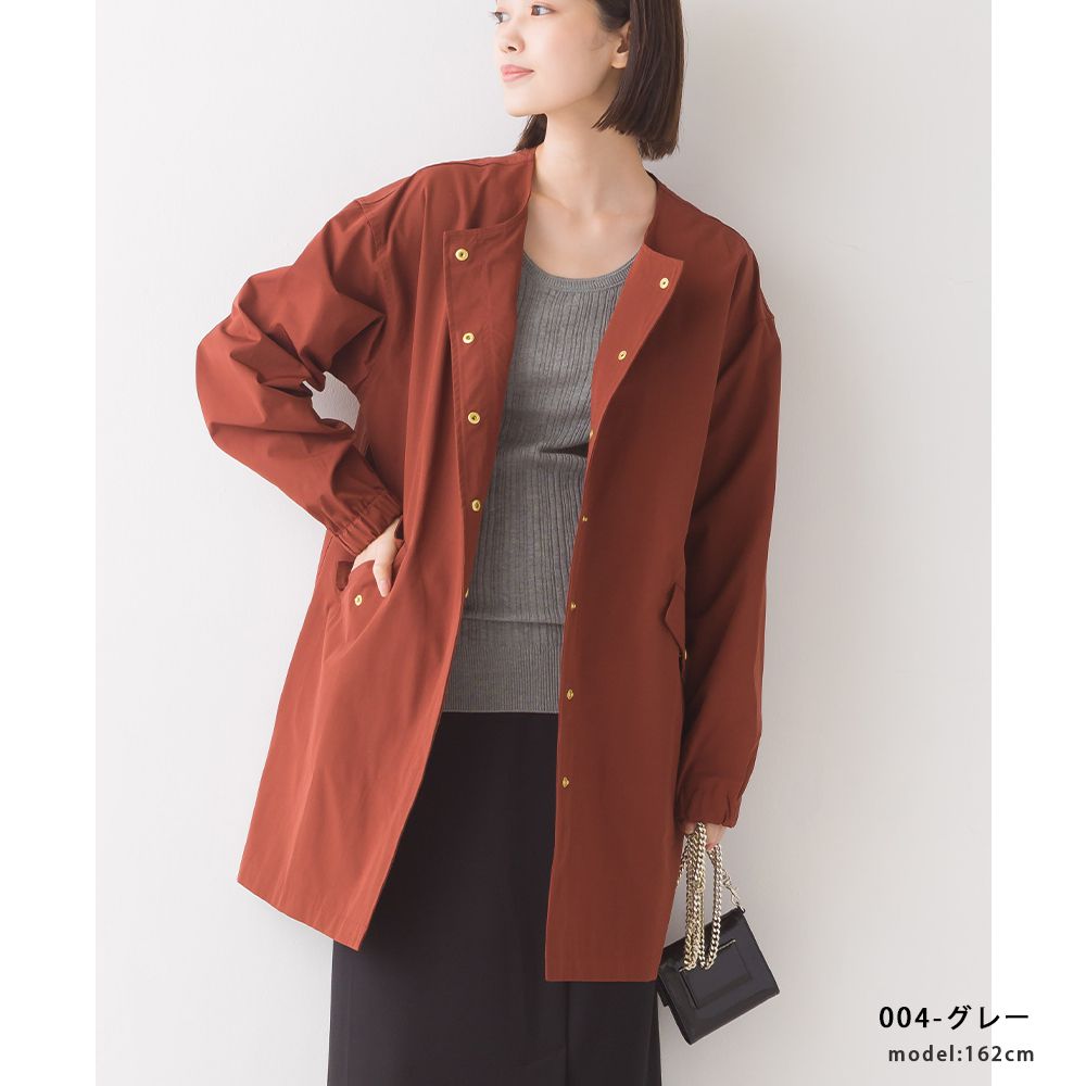 日本 OMNES - 純棉彈性羅紋無袖背心/內搭-灰黑