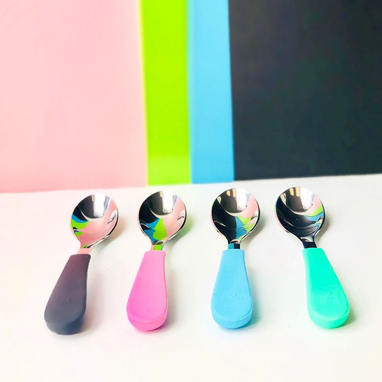 Avanchy - 雙層不鏽鋼-不鏽鋼湯匙-深紅