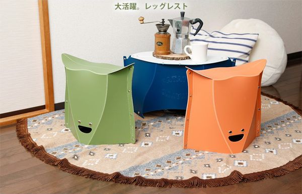 最新款！日本PATATTO 一公分微笑折疊椅！Sit Down Please！