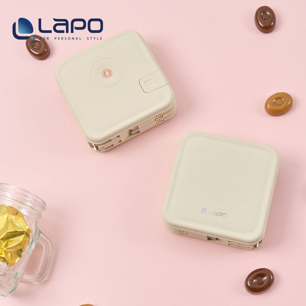 LaPO - LaPO 超進化八合一 10000mAh 無線快充行動電源 WT-08-限量版-牛奶糖