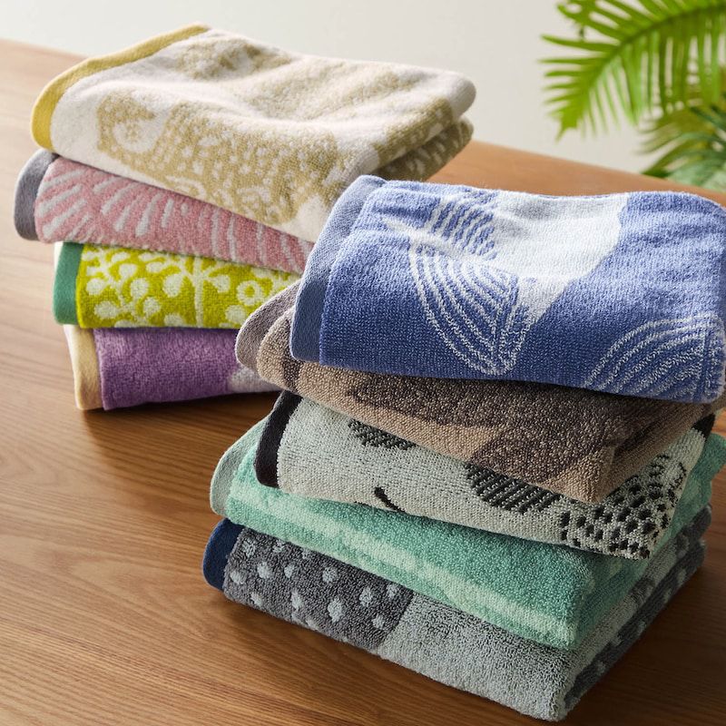 日本千趣會 - 北歐風 吸水速乾毛巾-白熊-石墨灰 (34×80cm)