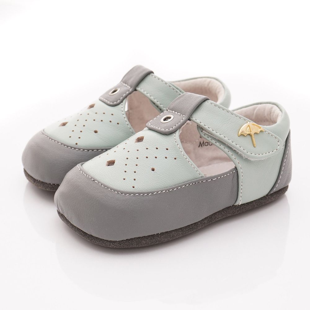 Arnold Palmer 雨傘牌 - 專櫃童鞋-小羊皮柔軟款(寶寶段)-深灰色