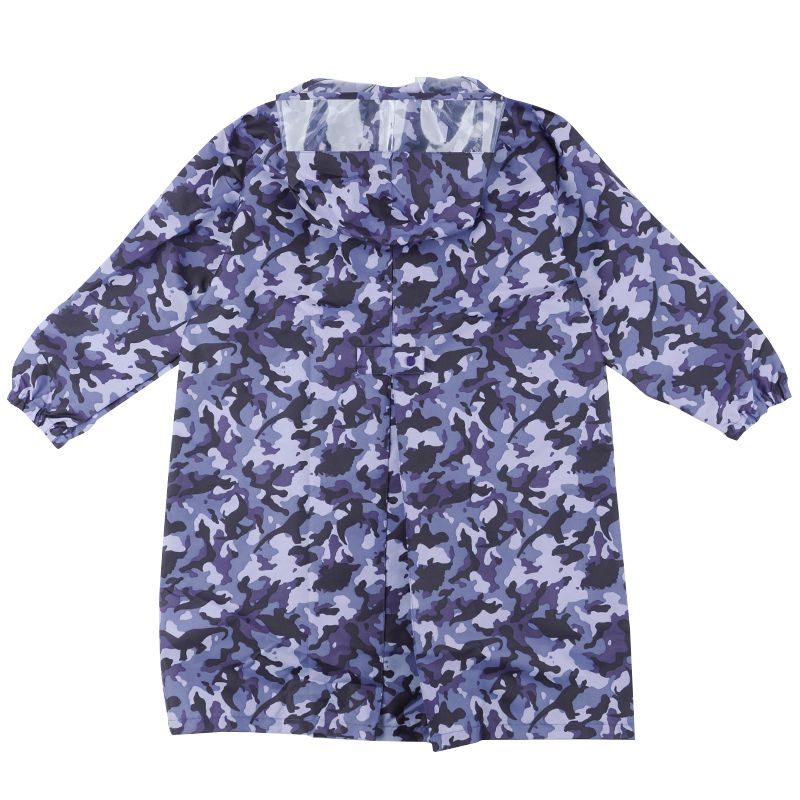 akachan honpo - 雨衣-迷彩-藍色