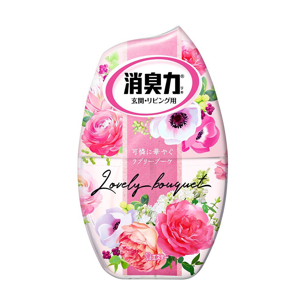 日本 ST 雞仔牌 - 部屋室內芳香 消臭力 香氛 芳香劑-幸福花朵香-400ml
