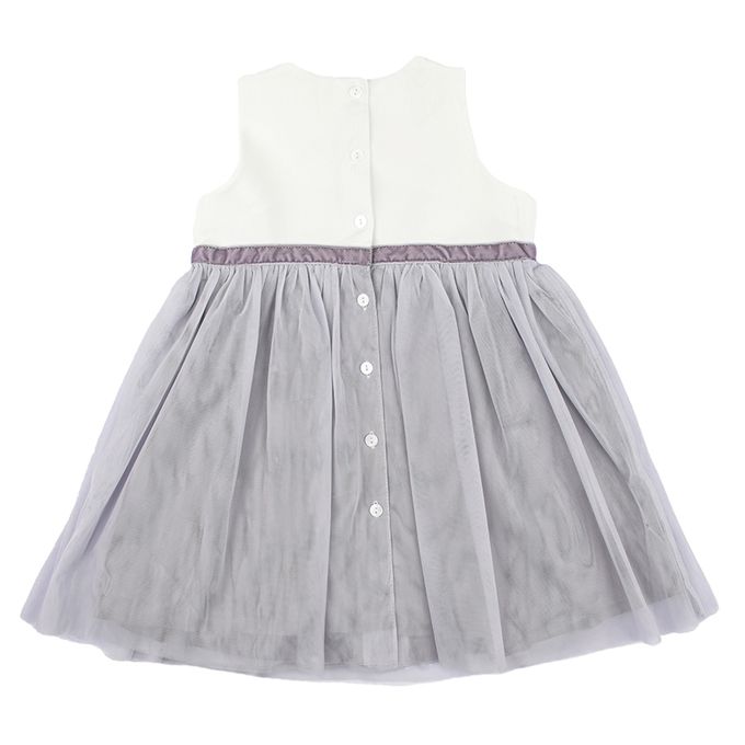 akachan honpo - 洋裝 薄紗&蕾絲-紫色