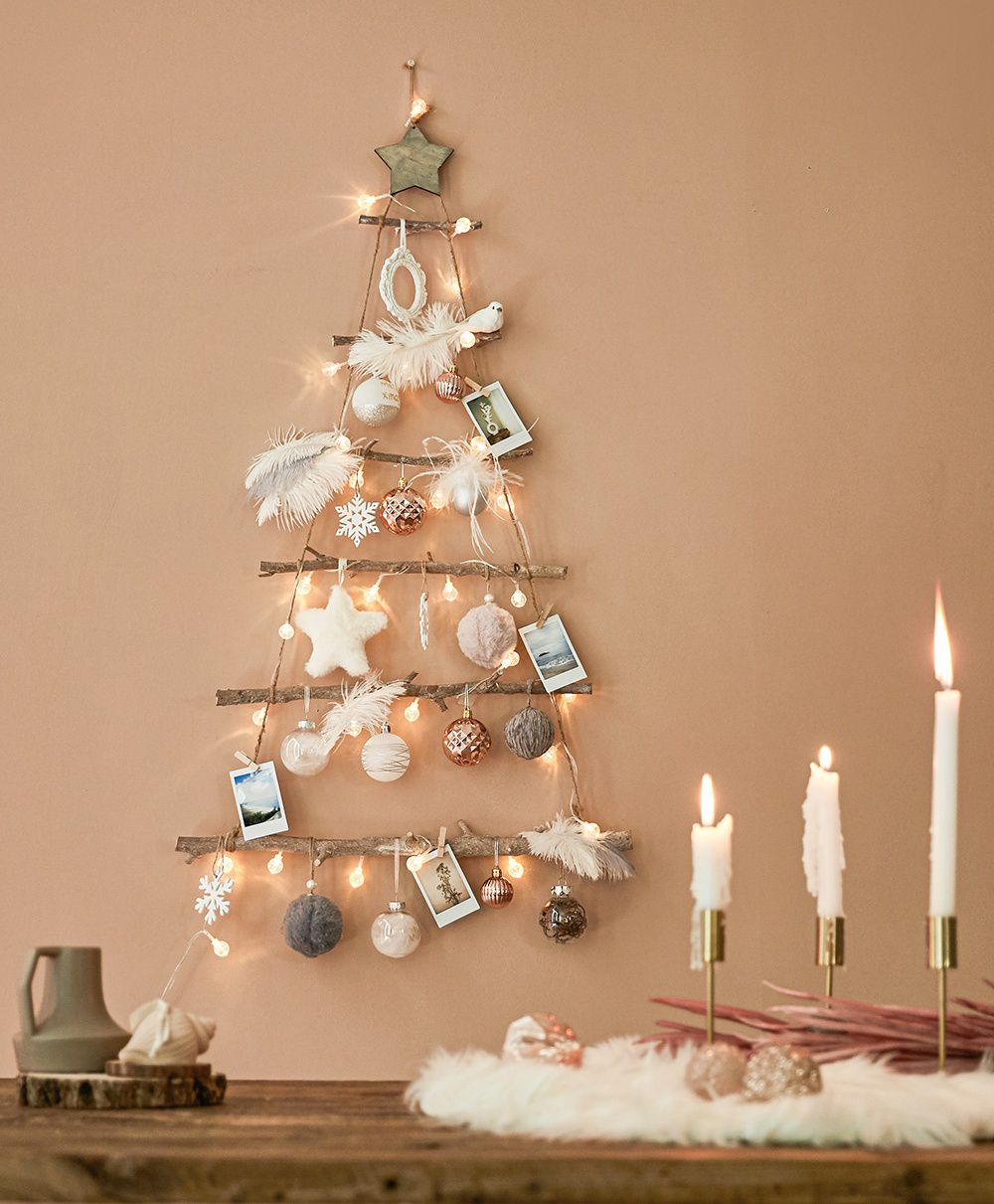 韓國 Bebe Deco - DIY聖誕樹/聖誕壁飾燈-天使羽翼 (樹高80cm，樹寬68cm，約0.6kg)