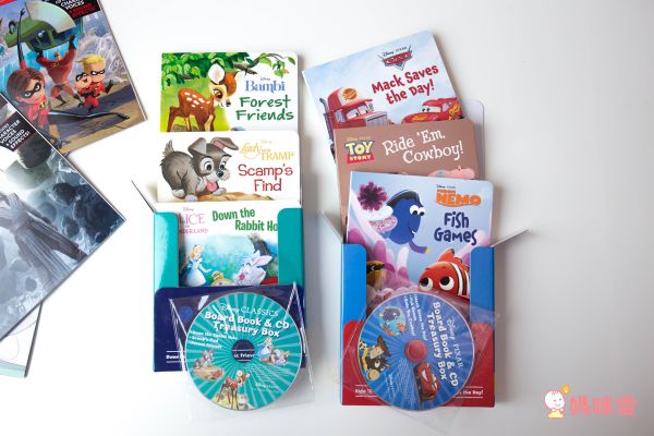 最低價73折起！【迪士尼英文盒裝套書】給3Y以上寶貝❤跟著喜歡的卡通角色學英文好easy✌
