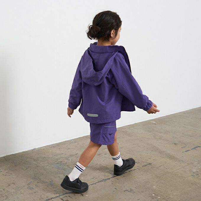 日本 b-ROOM - [品牌熱銷] 防潑水輕量派克風衣(帽可收)-淺軍綠