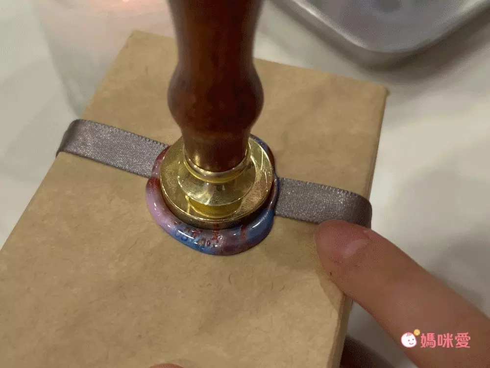 HAPPYMT - 客製火漆章封蠟超值組-金色蠟粒-25mm圓章