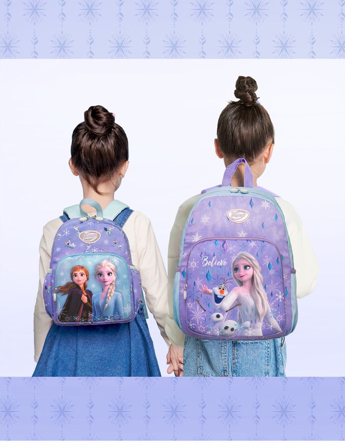 冰雪奇緣後背包(大)-紫色