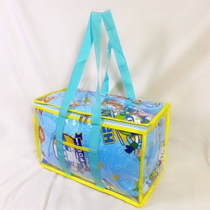 妞妞絲 - 透明棉被袋-奶茶色 (L)