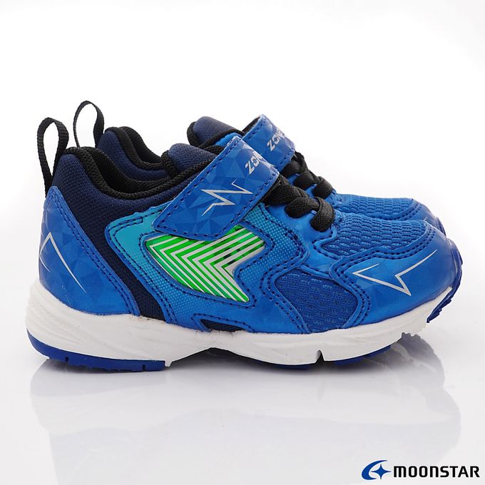 Moonstar日本月星 - 月星閃電電燈競速童鞋-ZB11125藍(中小童段)-機能運動鞋-藍