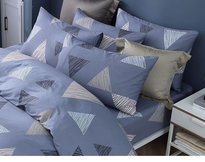 鴻宇 HongYew - 雙人加大床包枕套組 100%精梳棉 純棉-亞德里