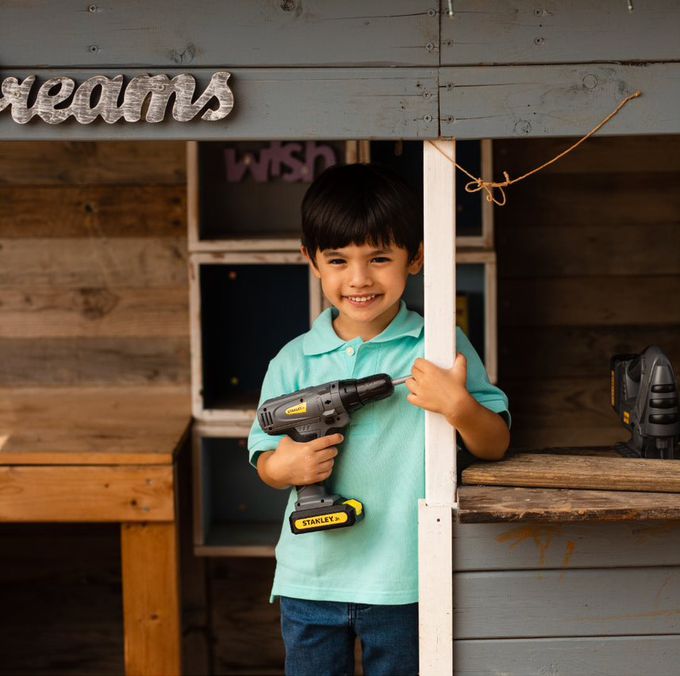 STANLEY Jr. - 大全套工具箱套組(電動螺絲起子)