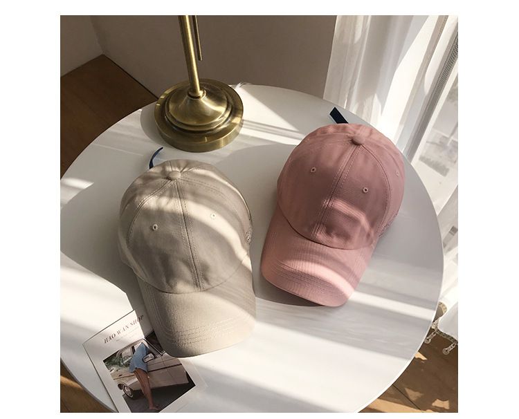 簡約百搭休閒遮陽棒球帽-黑色 (適合頭圍58-60cm)