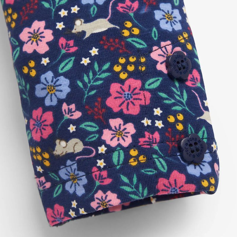 英國 JoJo Maman BeBe - 保暖長褲/內搭褲兩入組-萌鼠花園