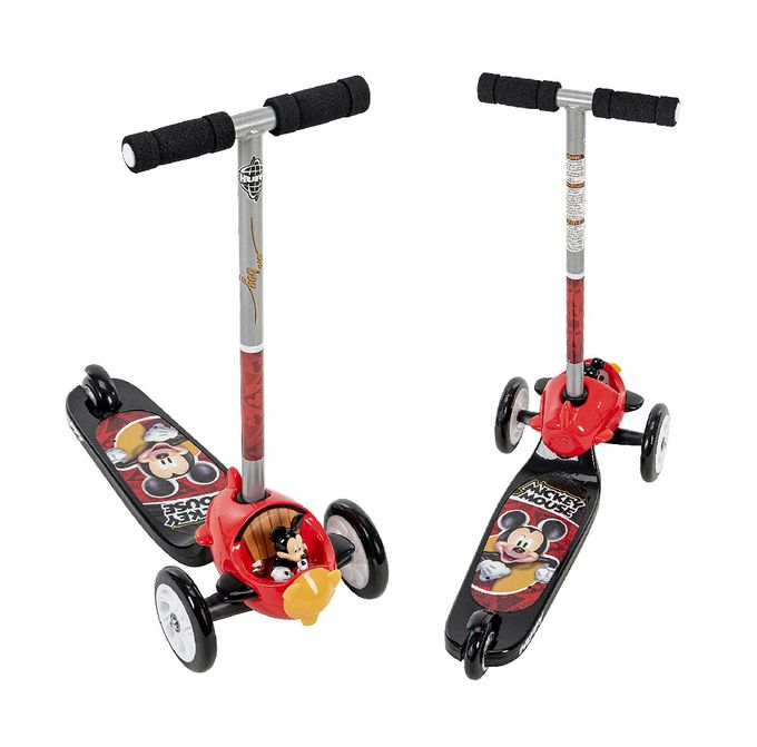 HUFFY - Disney正版授權經典角色組(米妮電動車+米奇3輪滑板車)