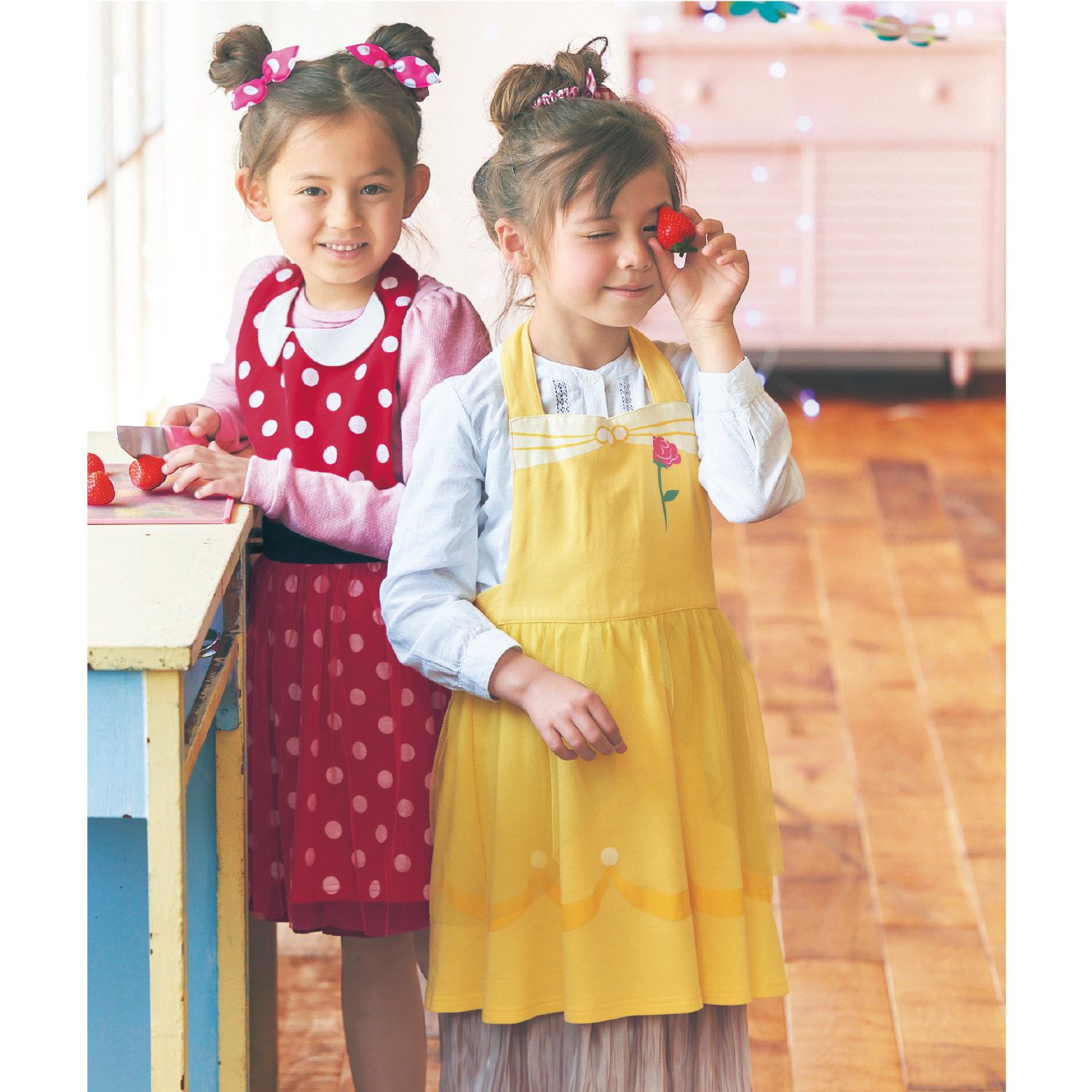 日本千趣會 - 公主圍裙式洋裝-卡通人物仙度瑞拉-水藍