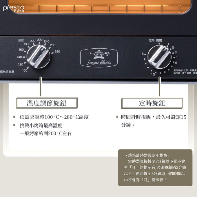 日本千石阿拉丁,0.2秒,瞬熱,烤箱