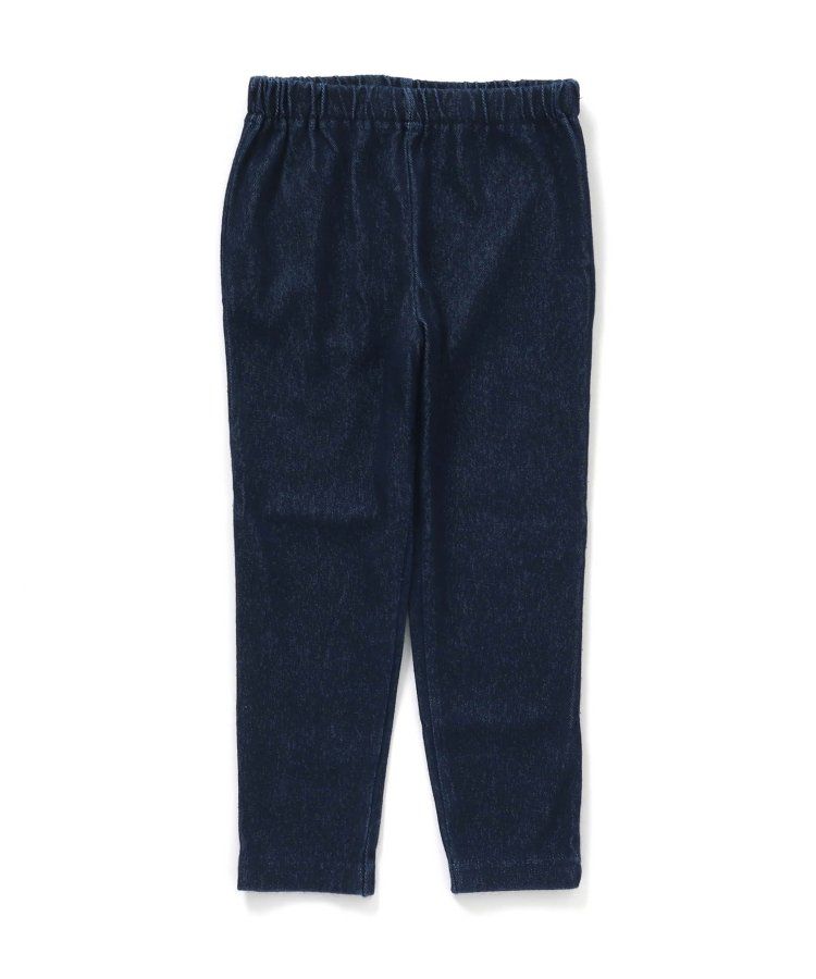 日本 BREEZE - 休閒百搭鬆緊長褲(9分丈)-碎花-淺鵝黃