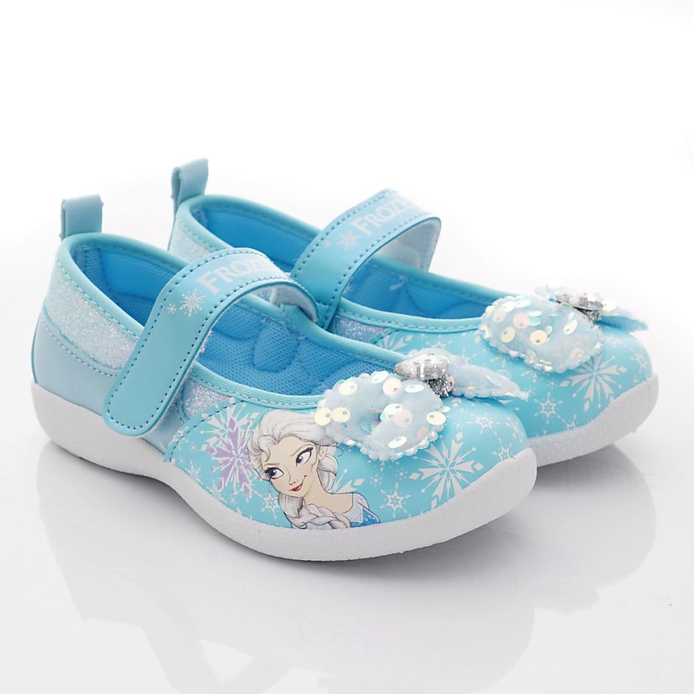 冰雪奇緣 - 台灣製冰雪奇緣公主鞋(中小童段)-休閒鞋-藍