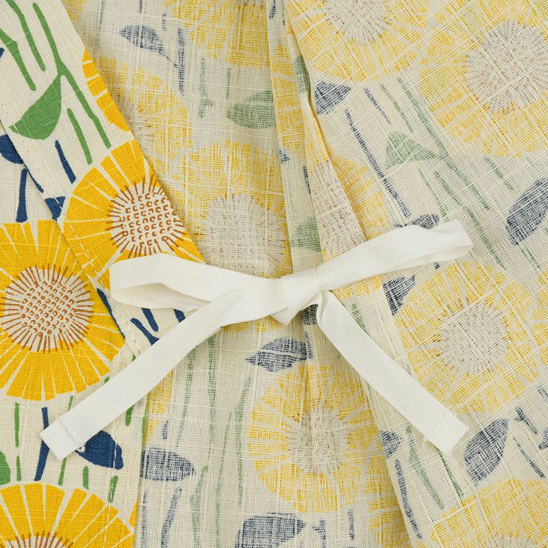 akachan honpo - 兩件式甚平-向日葵-黃色