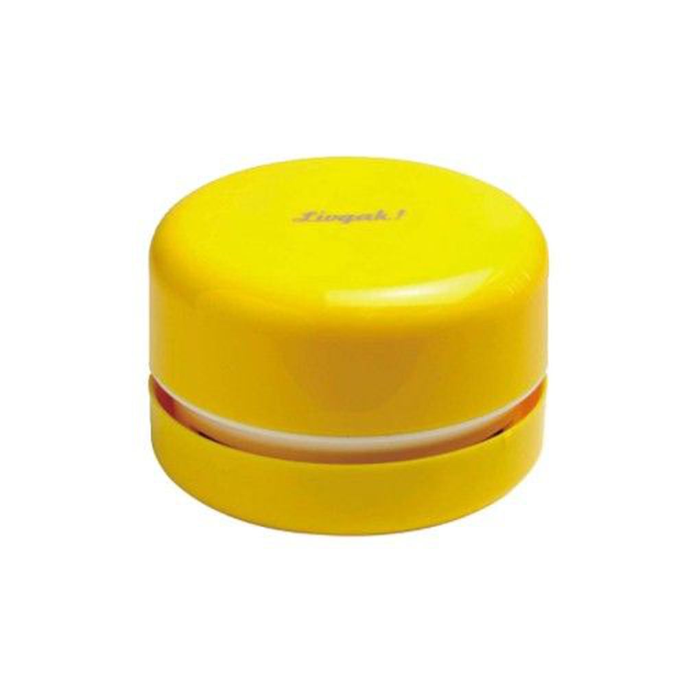 日本文具 SONIC - 電動桌面迷你吸塵器(紙屑/橡皮擦屑)-黃