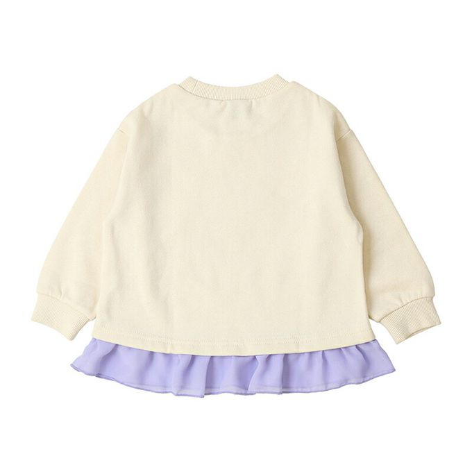 日本 ZOOLAND - 可愛女孩裏起毛長袖上衣-蝴蝶結-黑