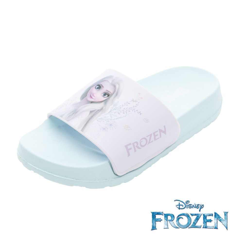 冰雪奇緣 童款 EVA拖鞋 FNKS51006-輕量防水x穿脫方便-藍-(小中大童段)