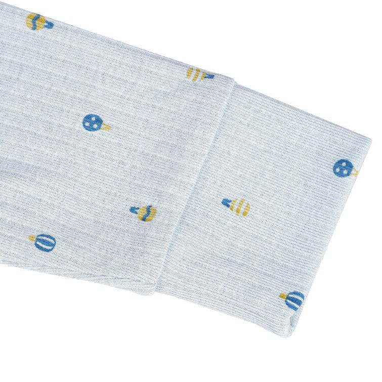 akachan honpo - 長袖兔裝-氣球-藍色