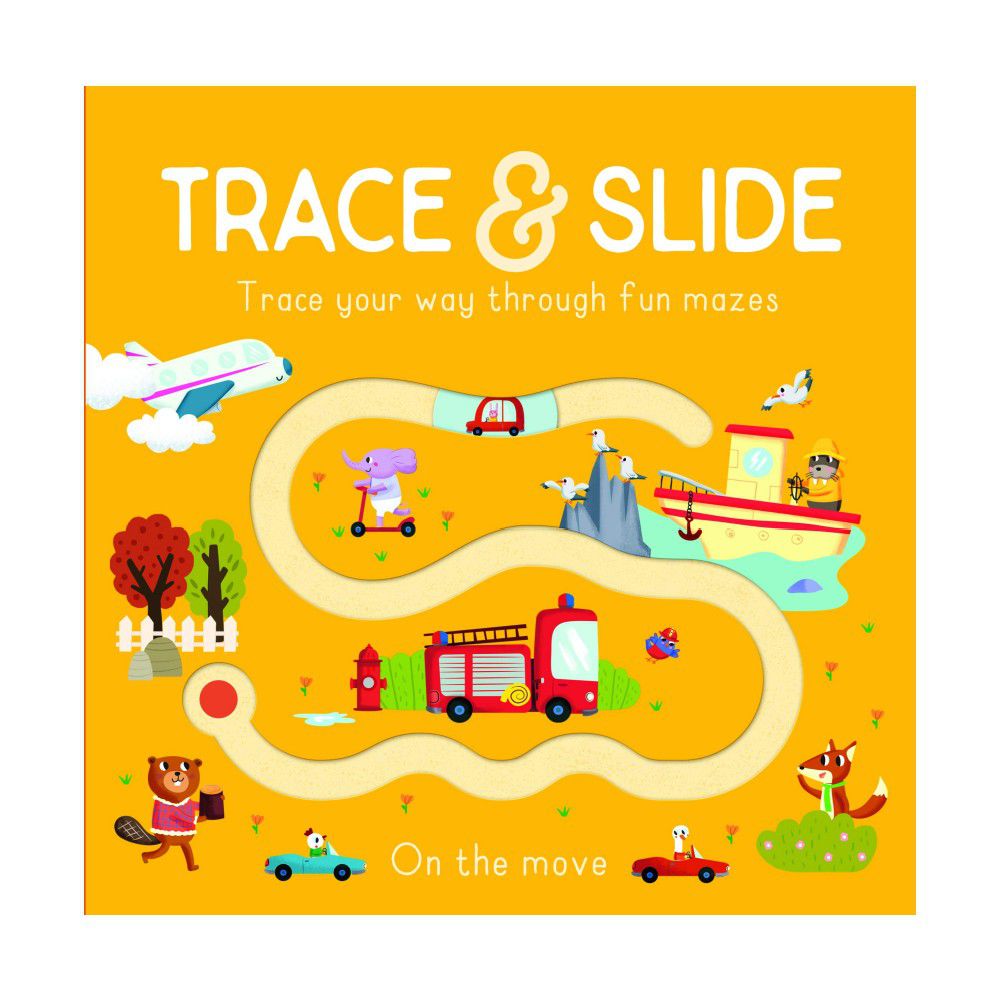 Trace & Slide : On the move 手指迷宮系列：海陸空歷險記