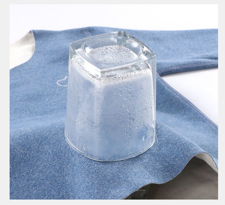 德絨無痕長袖家居服-胸口獨角獸-玫紅色