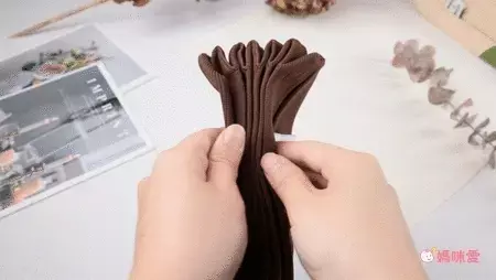 韓國 SOPHIENBONNE - 百褶彈性針織撞色手提/肩背包-咖X紅 (S)