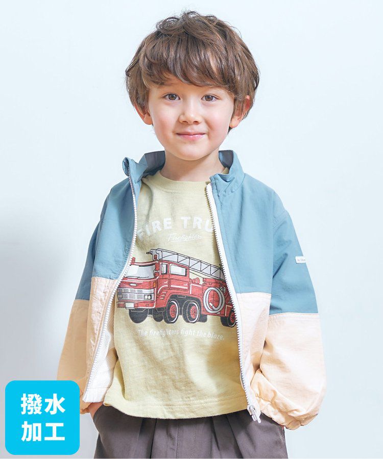 日本 apres les cours - 百搭防潑水薄款防風外套-米白車車