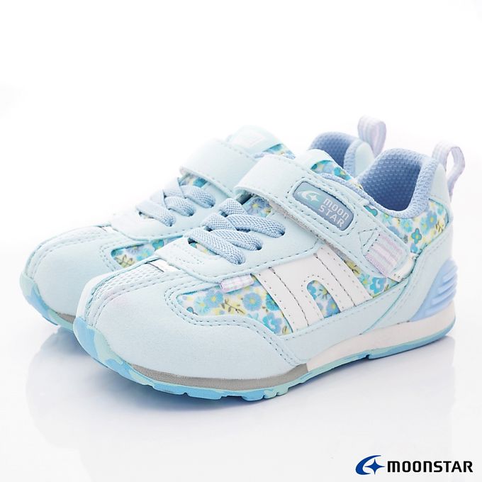 Moonstar日本月星 - HI系列十大機能童鞋-MSC23269淺藍(中小童段)-機能運動鞋-淺藍