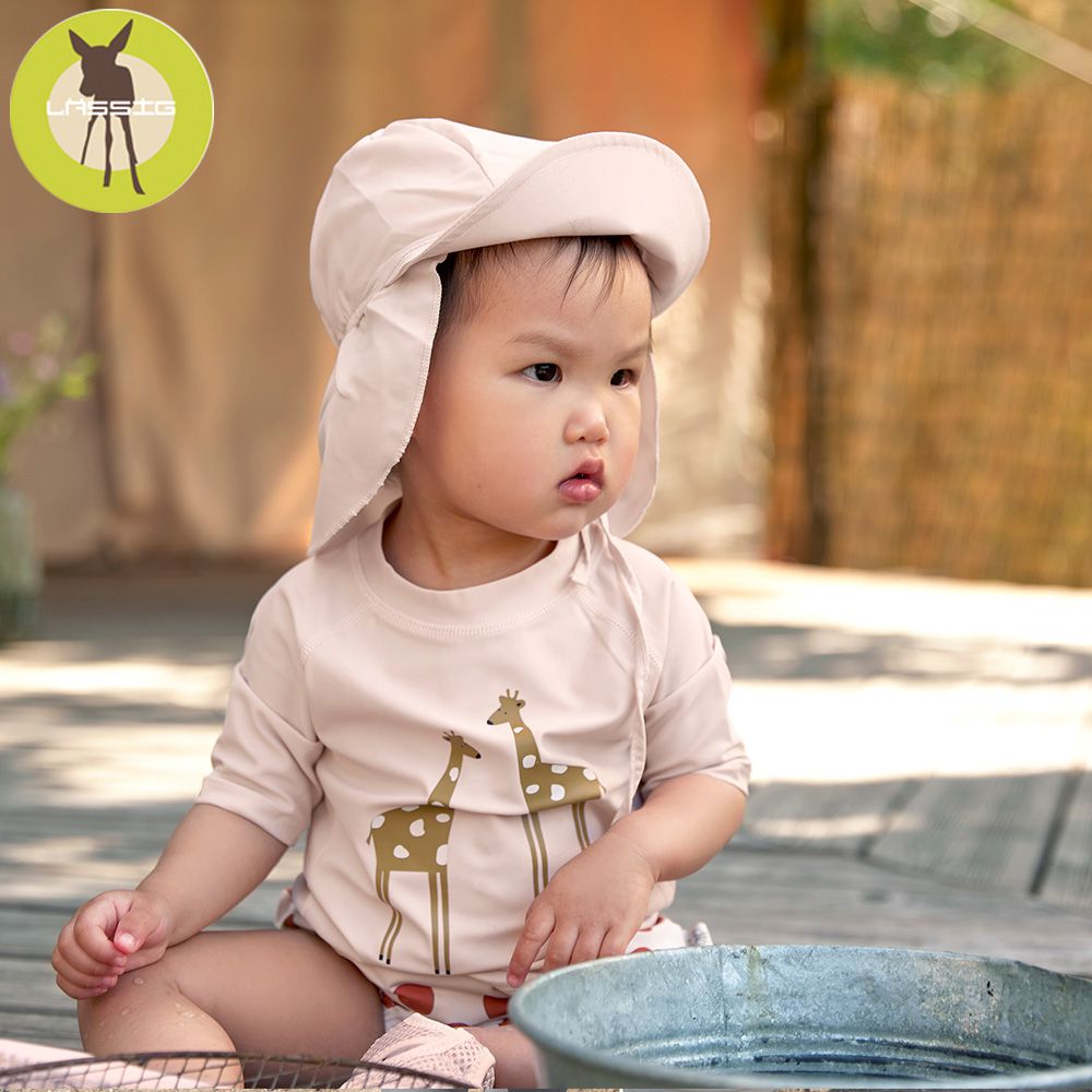 德國 Lassig - 嬰幼兒抗UV短袖泳裝上衣-大嘴鳥