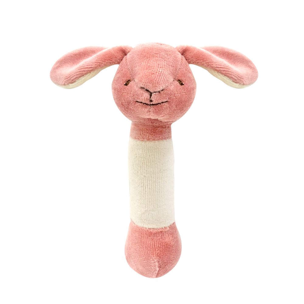 miYim - 有機棉吉拿棒-邦妮兔兔 (新生嬰兒寶寶感統安撫玩偶手搖鈴)