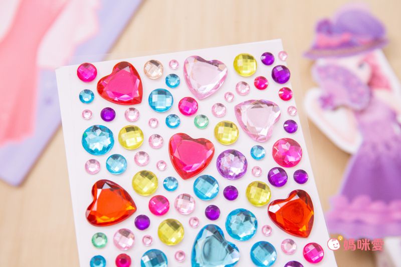 韓國 ROI BOOKS - 閃亮寶石貼-夢幻婚禮款