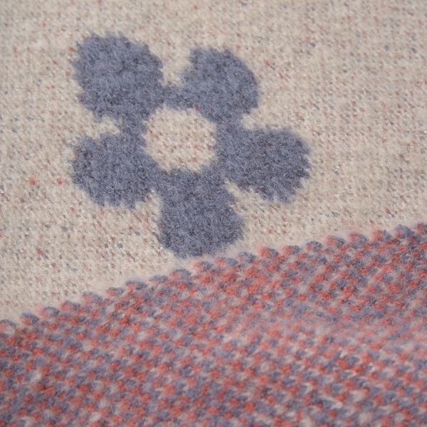 日本 Lycee mine - 少女小花柔軟圍巾-粉紅 (F)