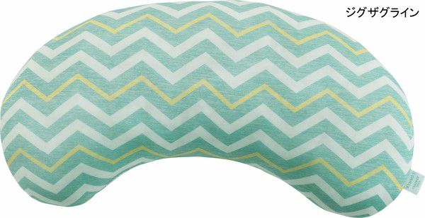 日本 DAIKAI - 接觸涼感 豌豆枕/午睡枕/枕頭-幾何波浪 (50x25cm)