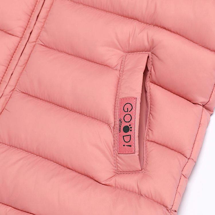 韓國 alfonso - 80/20輕量羽絨外套-粉紅