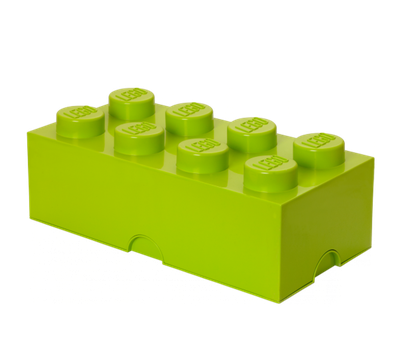 Room Copenhagen - 樂高 LEGO® 8凸收納盒 (檸檬綠)